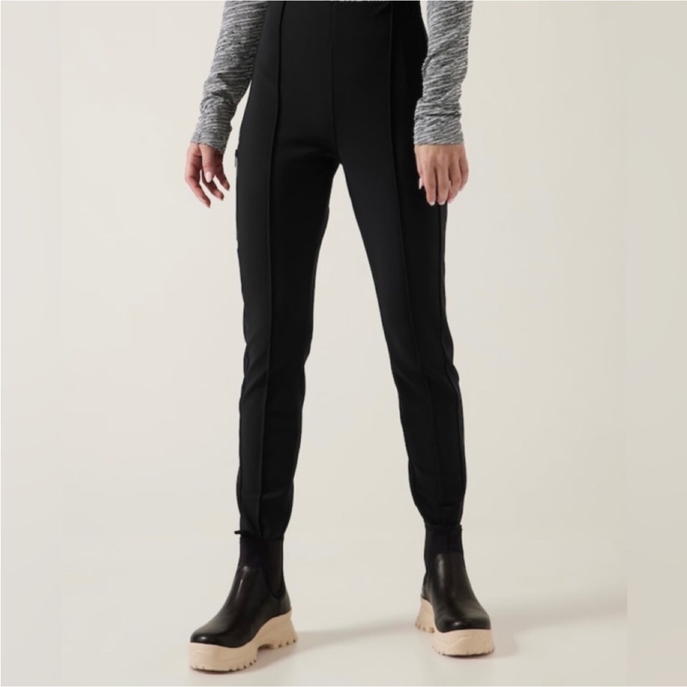 Athleta Black Glacier Snow Skinny Pant, Size 6 TALL